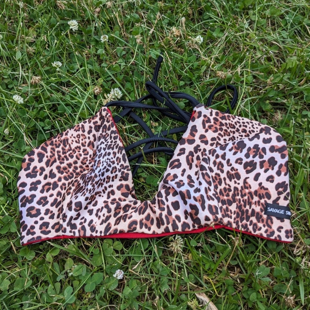 Savage Swim bikini top. I bought this and love it , it’s just too small for me.